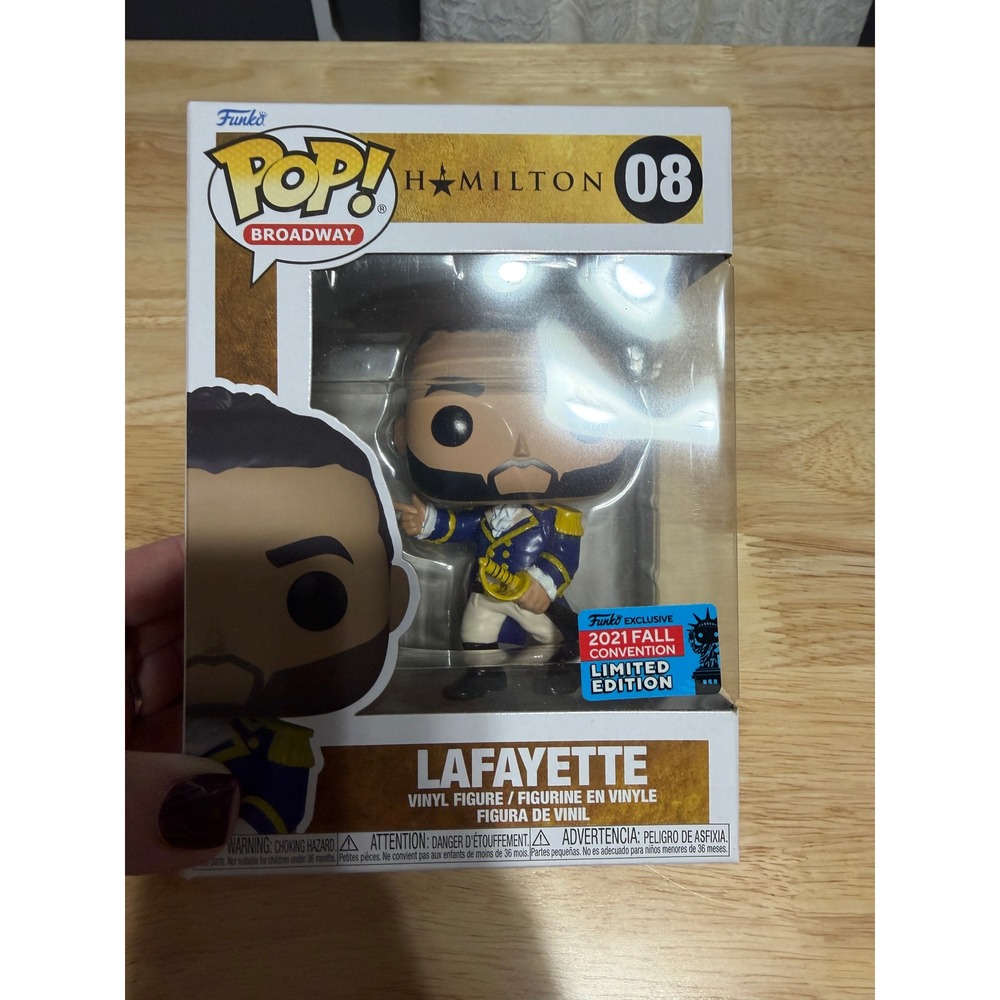 Funko Pop Broadway Hamilton Lafayette 08 2021 Fall Convention Limited Edition
